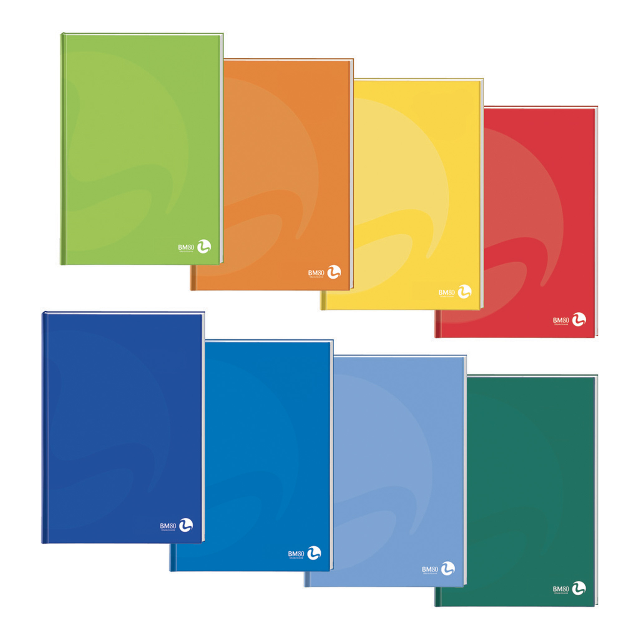 A4 maxi hardback notebooks - 5 assorted pieces