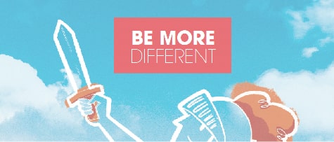Be more different