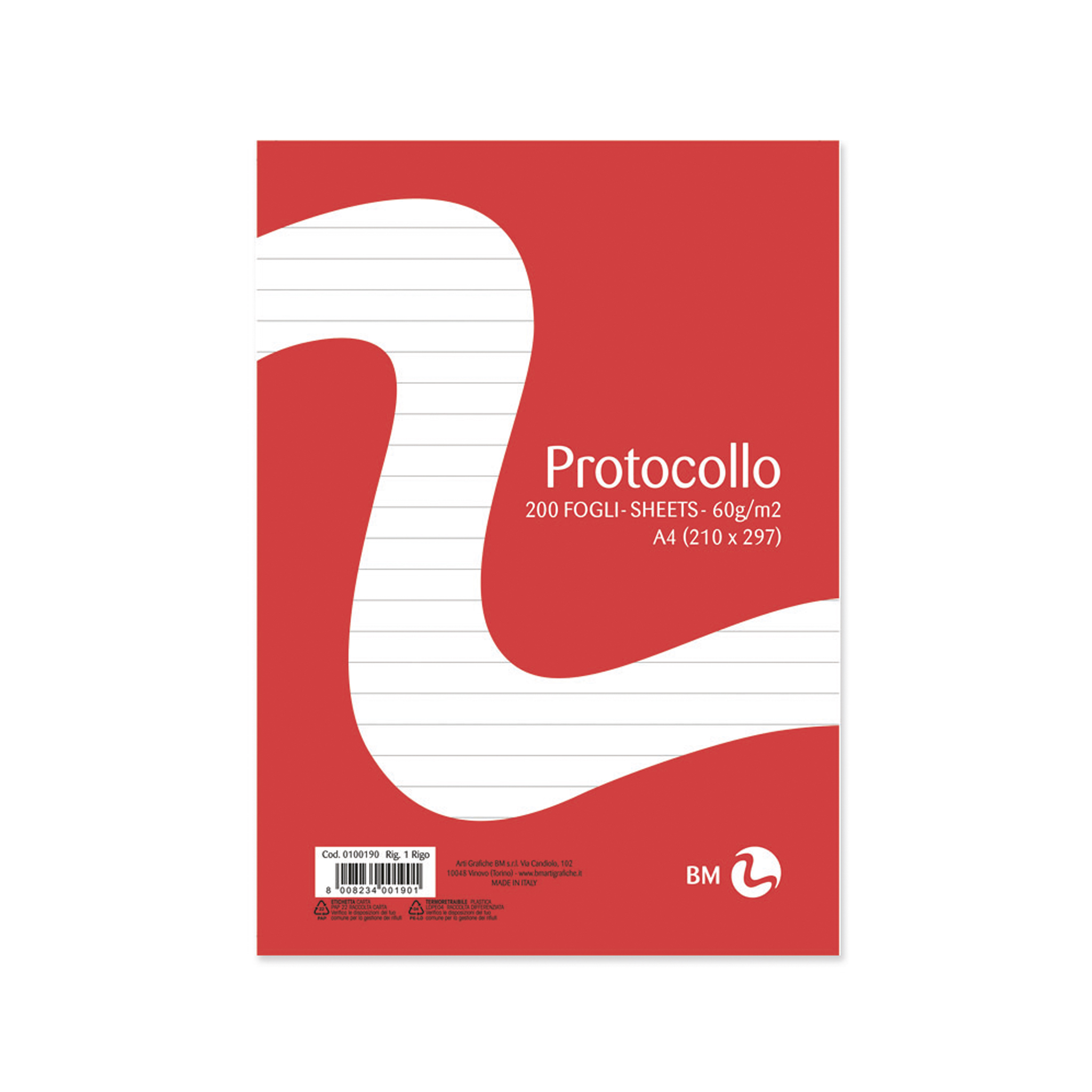 A4 foolscap 200 sheets -1 piece