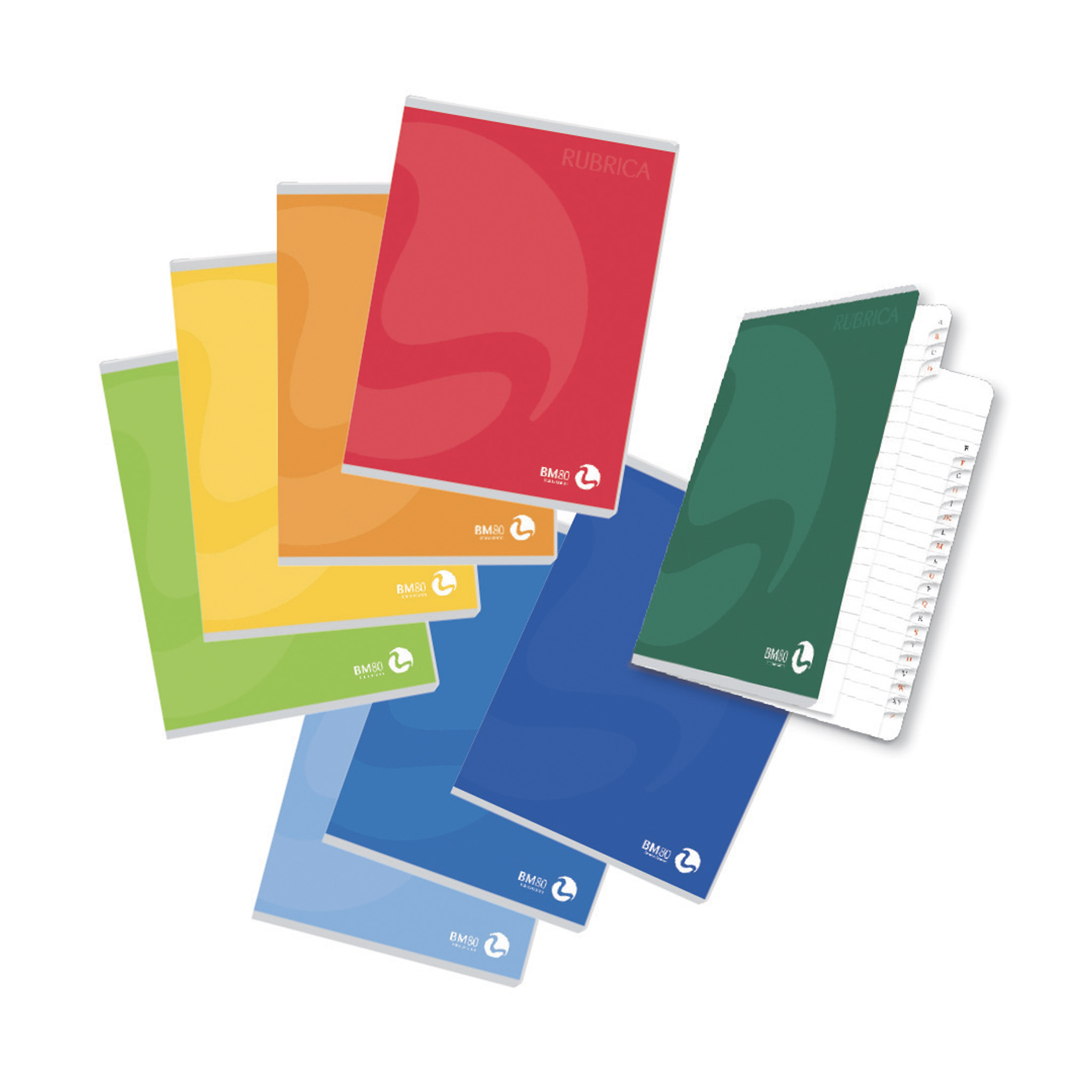 A5 address books 40 sheets - 10 assorted