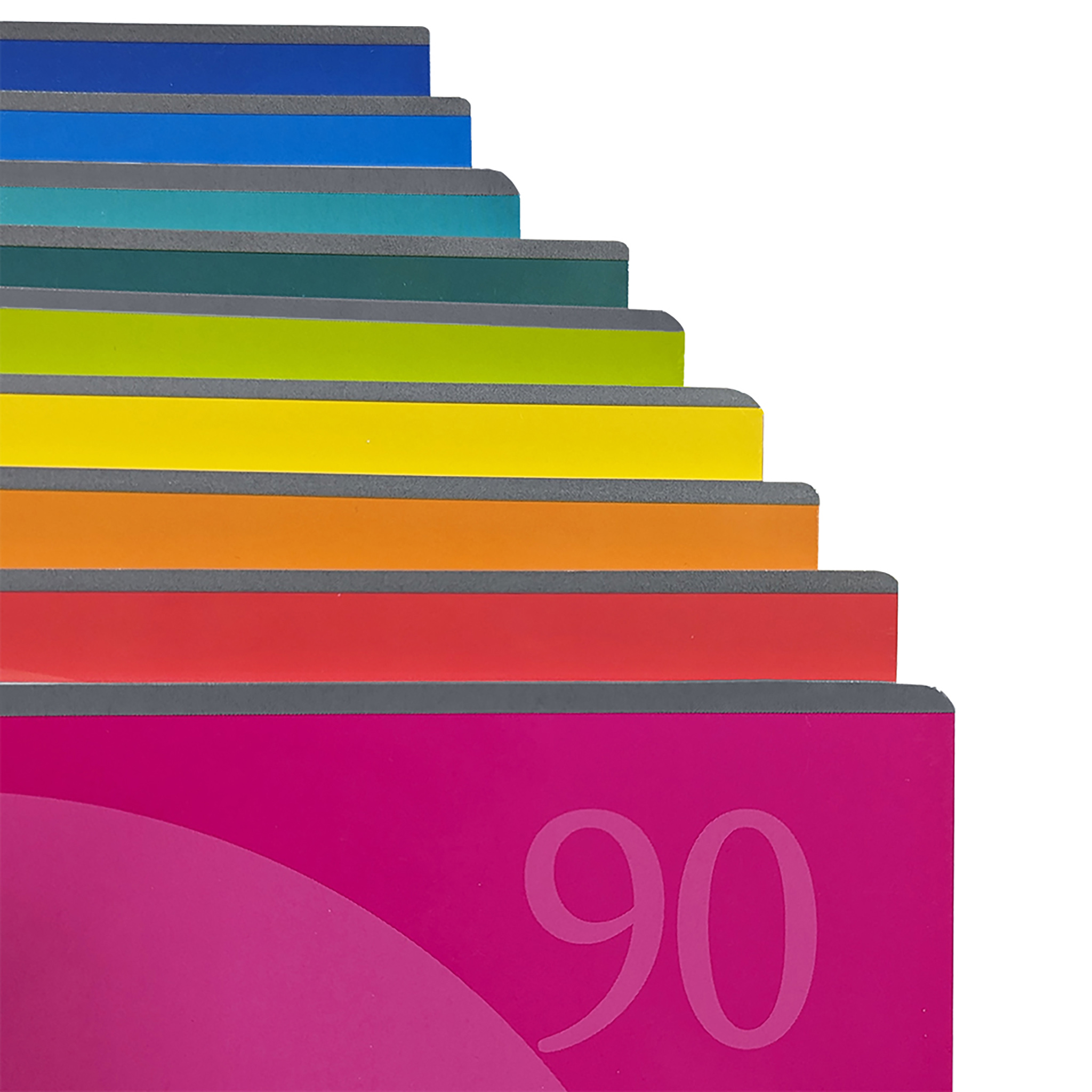 A4 spiral-bound, not punched - 5 assorted pieces