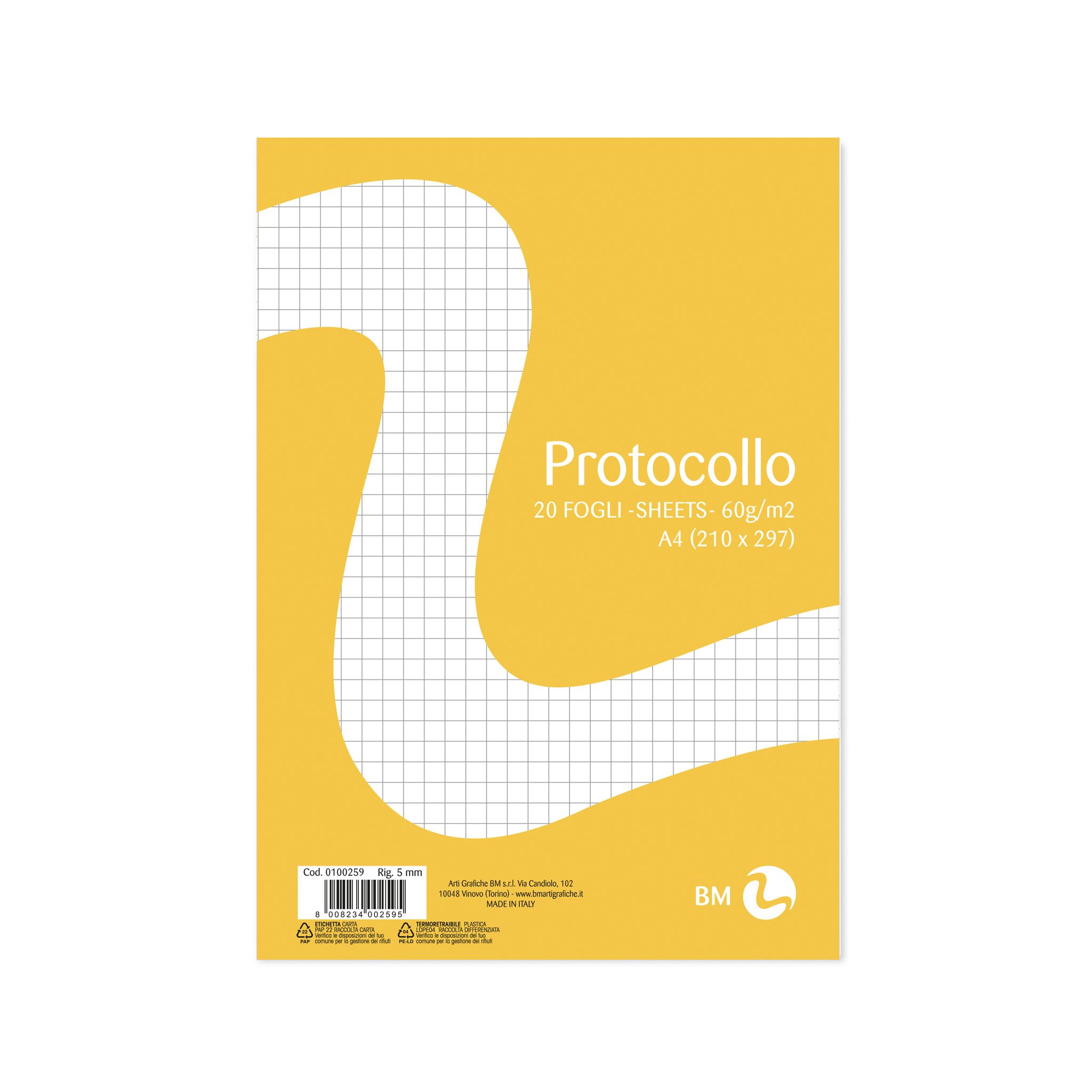 A4 foolscap 20 sheets - 1 piece