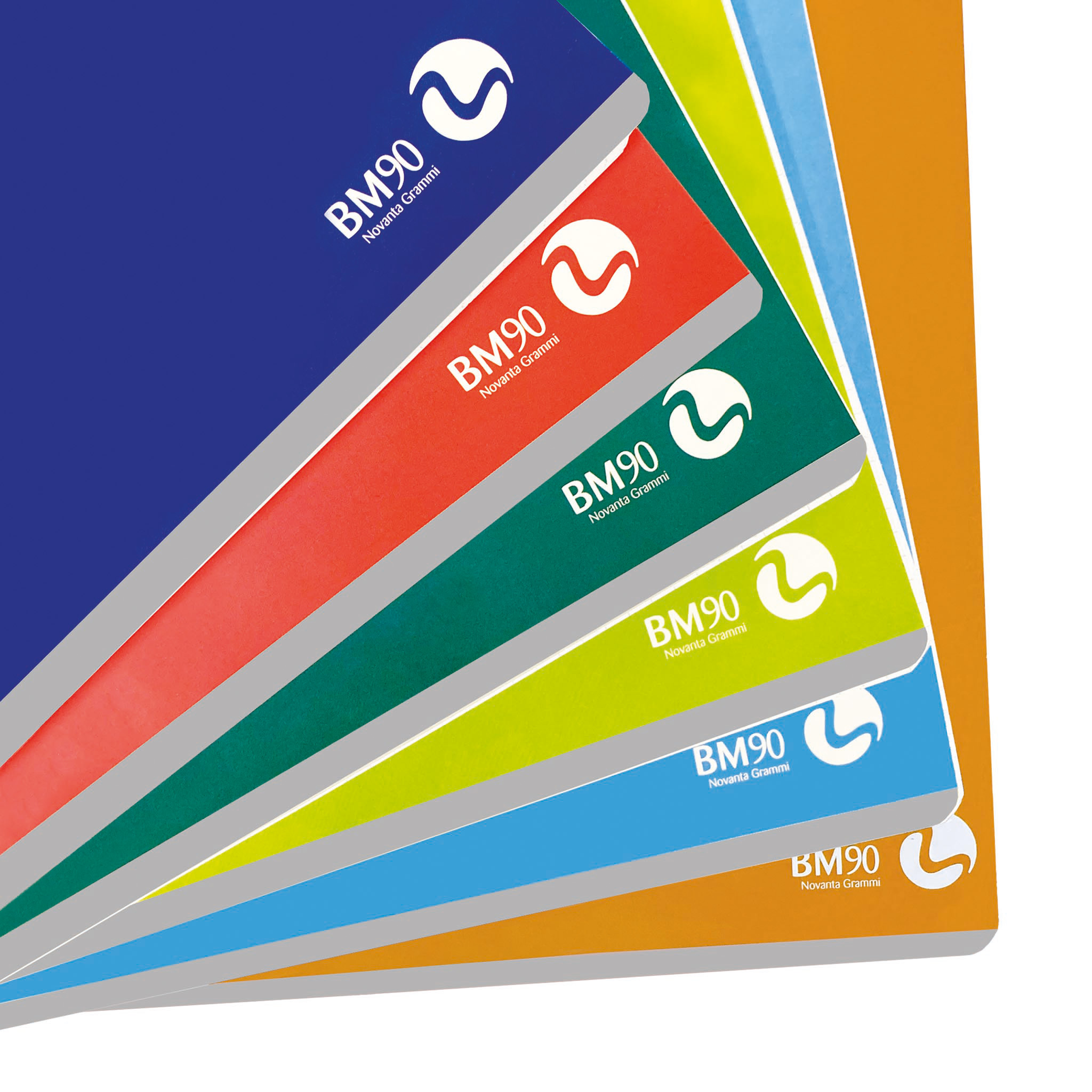 A5 spiral-bound punched with microperforations (60 sheets) - 5 assorted pieces