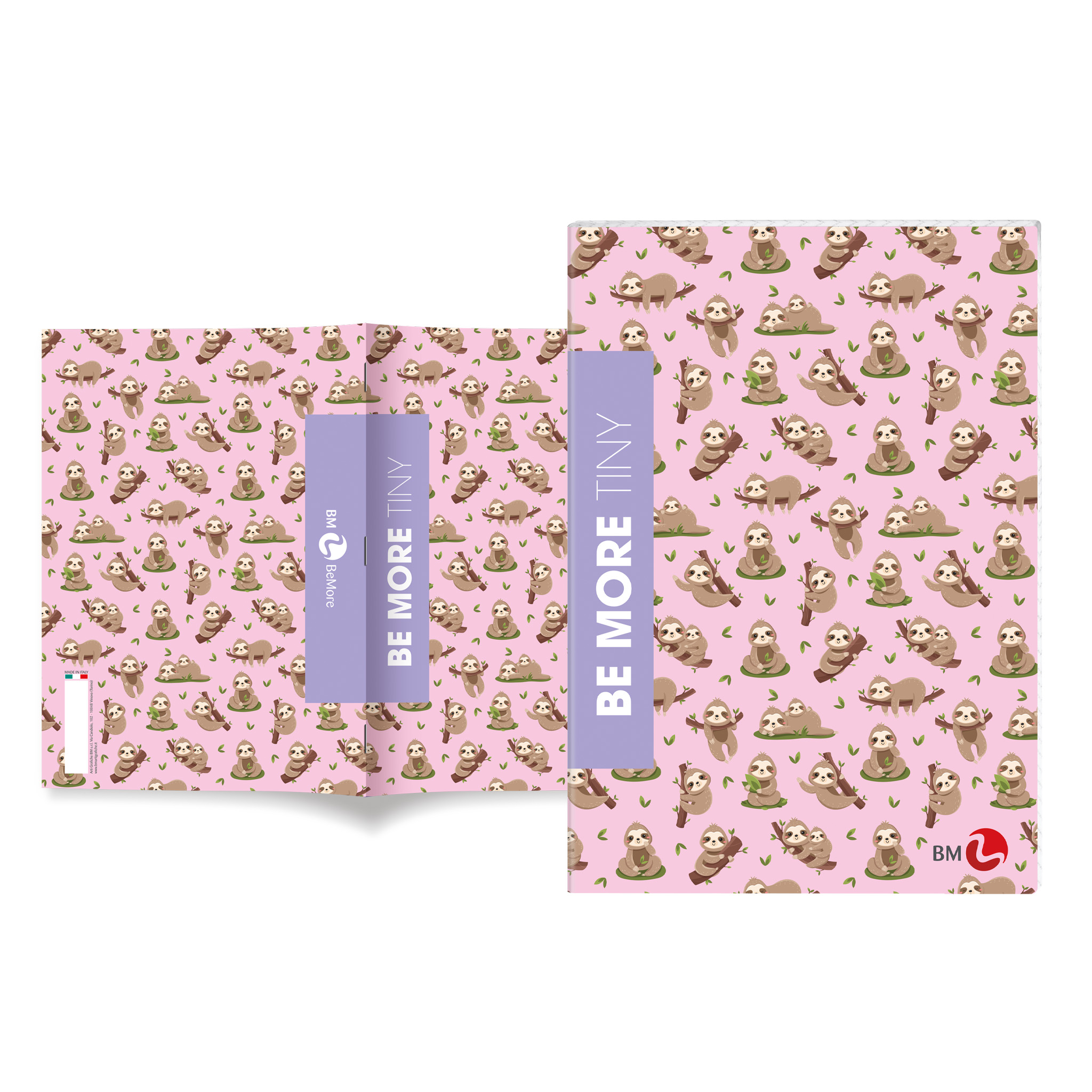 Maxi quaderni A4 BE MORE TINY - 10 pezzi assortiti outlet