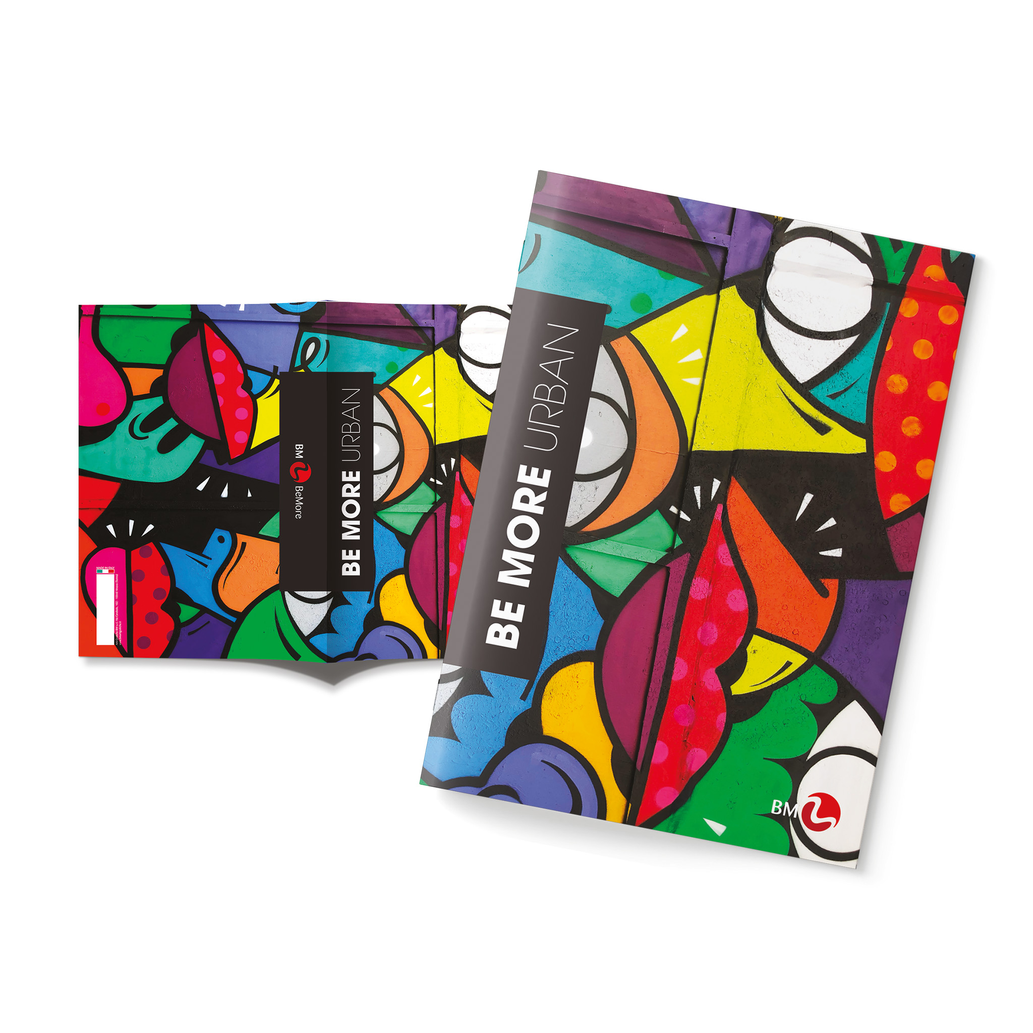 A4 maxi notebooks BE MORE URBAN - 10 assorted pieces