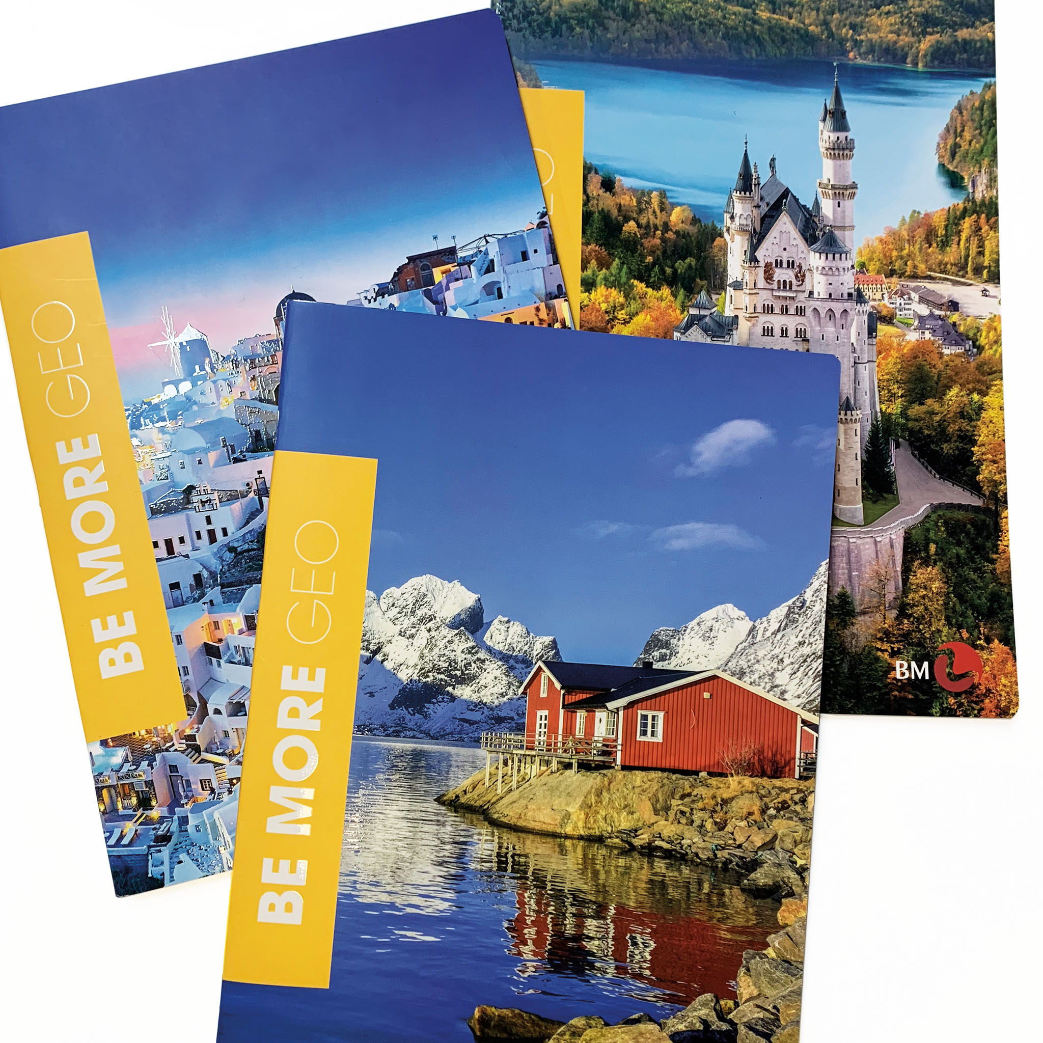 A4 maxi notebooks BE MORE GEO - 10 assorted pieces