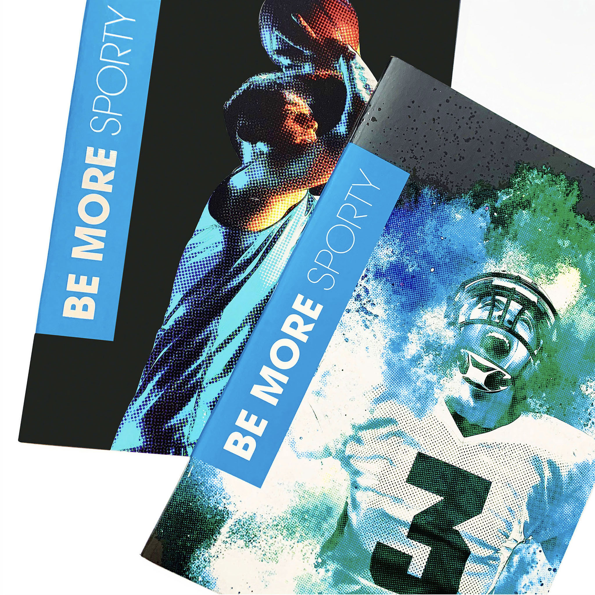 A4 maxi notebooks BE MORE SPORTY - 10 assorted pieces