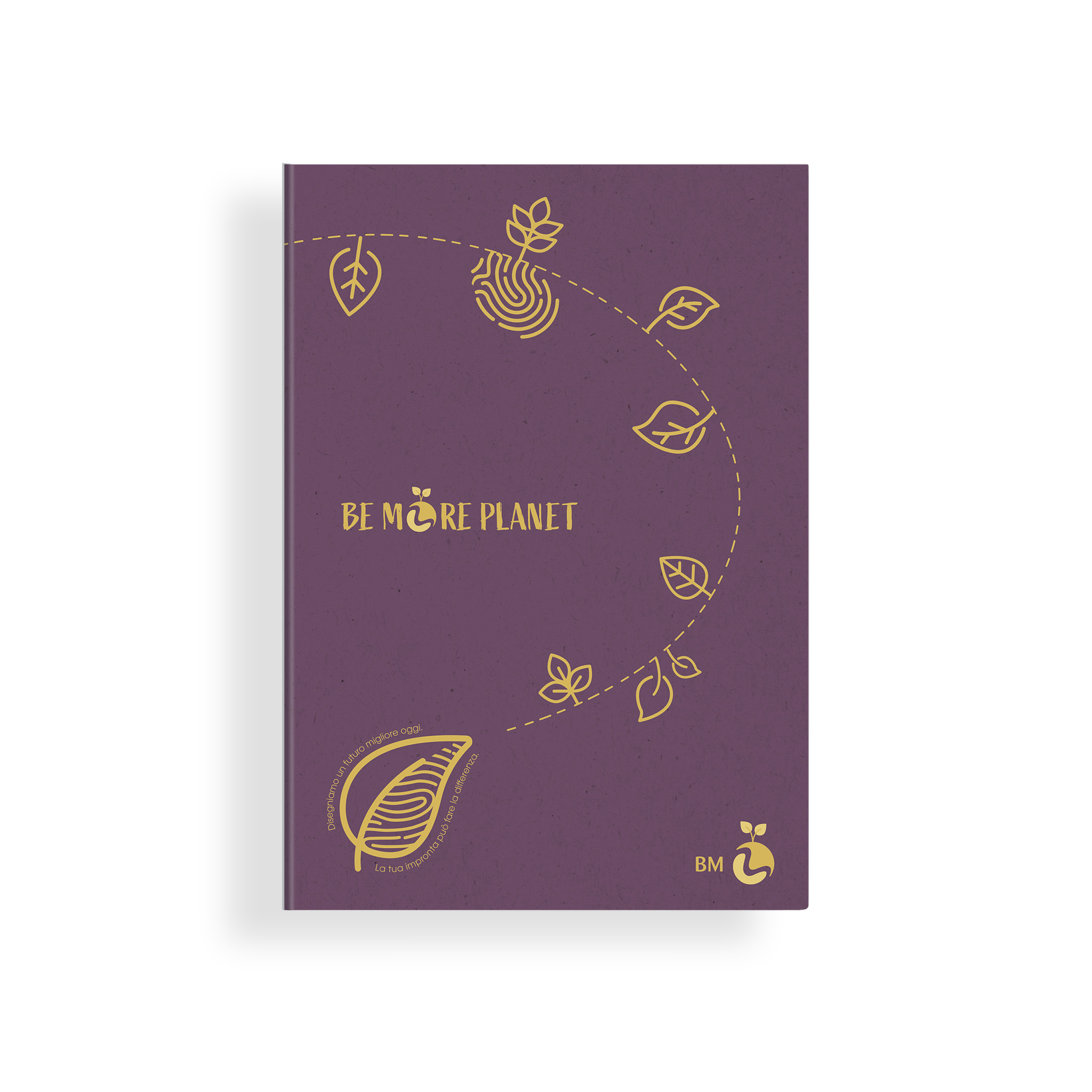 A4 maxi notebooks BE MORE PLANET eco-friendly - 10 assorted pieces