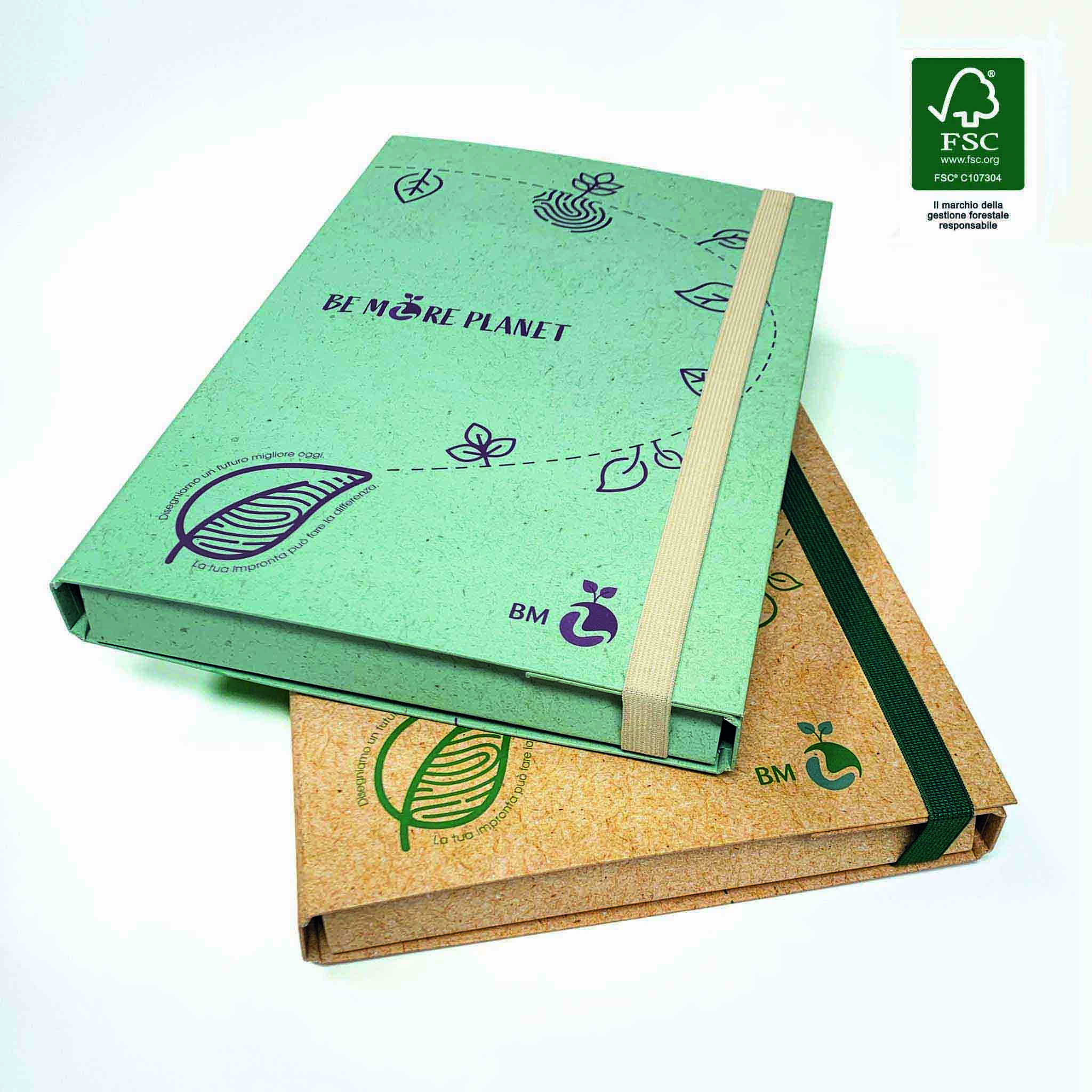 Project folder BE MORE PLANET eco-friendly back 3 - 1 piece