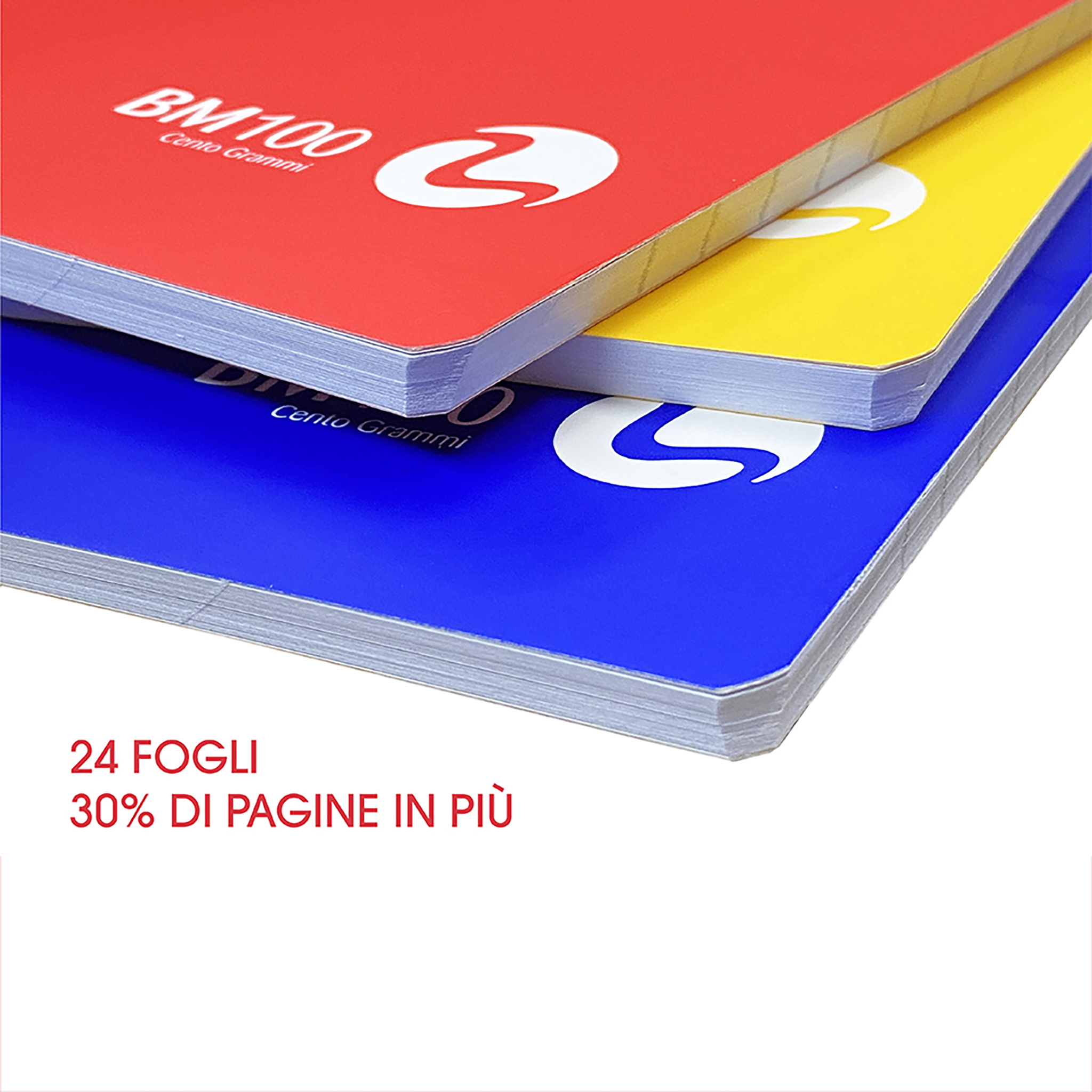 A4 maxi notebooks CENTUS high pagination 24 sheets - 12 assorted pieces