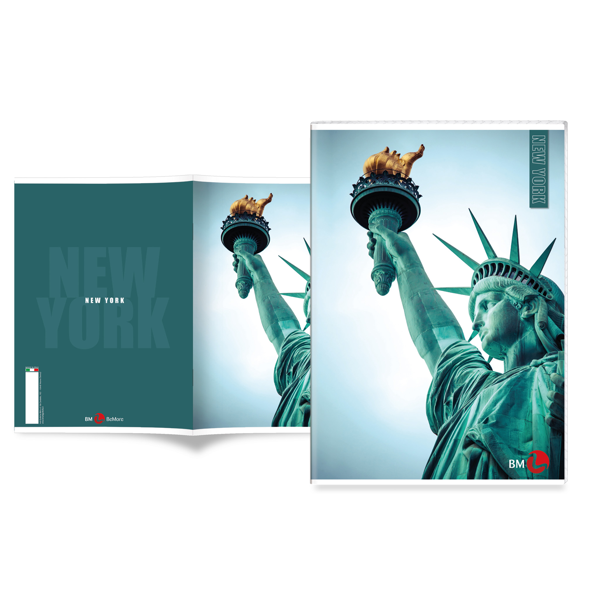 A4 maxi notebooks CITY 80 gram - 10 assorted pieces