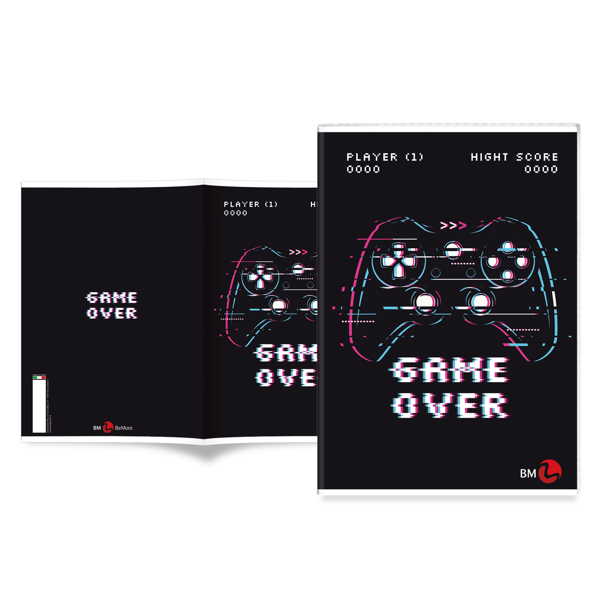 A4 maxi notebooks MIX 1 80 gram- 10 assorted pieces