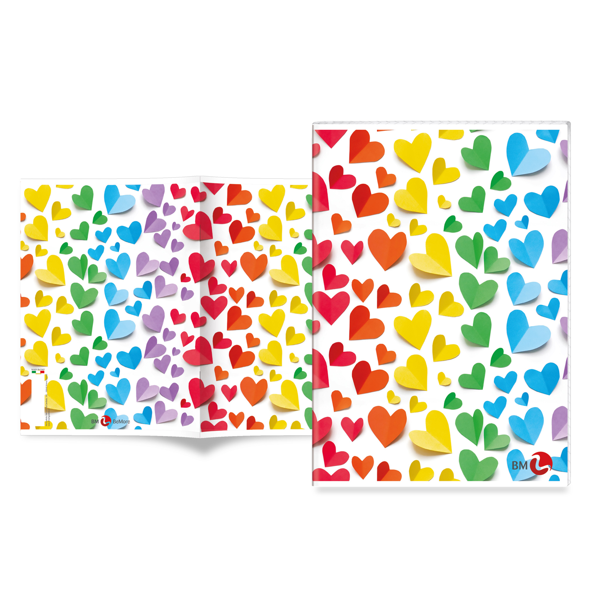 A4 maxi notebooks MIX 2  80 gram - 10 assorted pieces