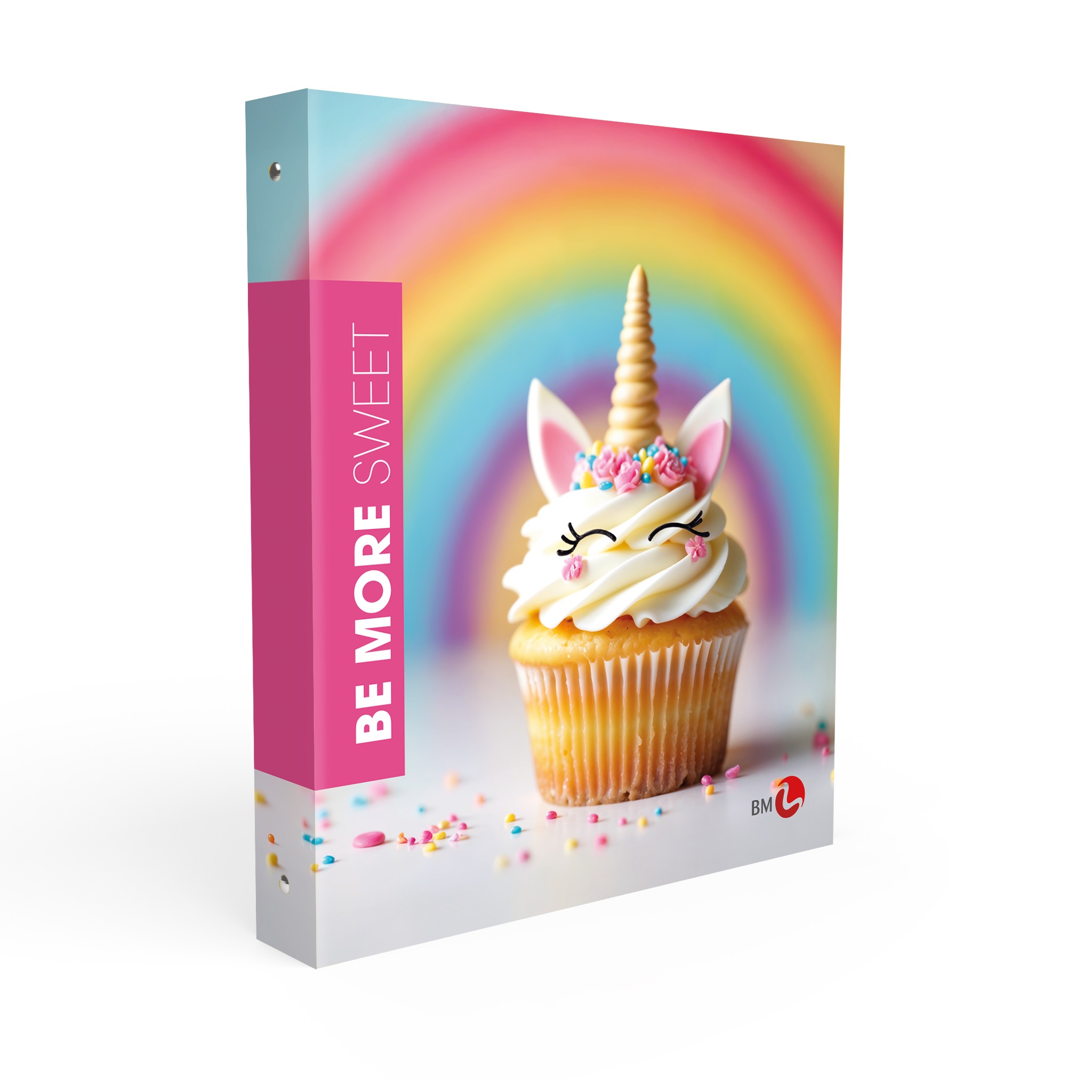 A4 colour ring binders BE MORE SWEET - 5 assorted pieces