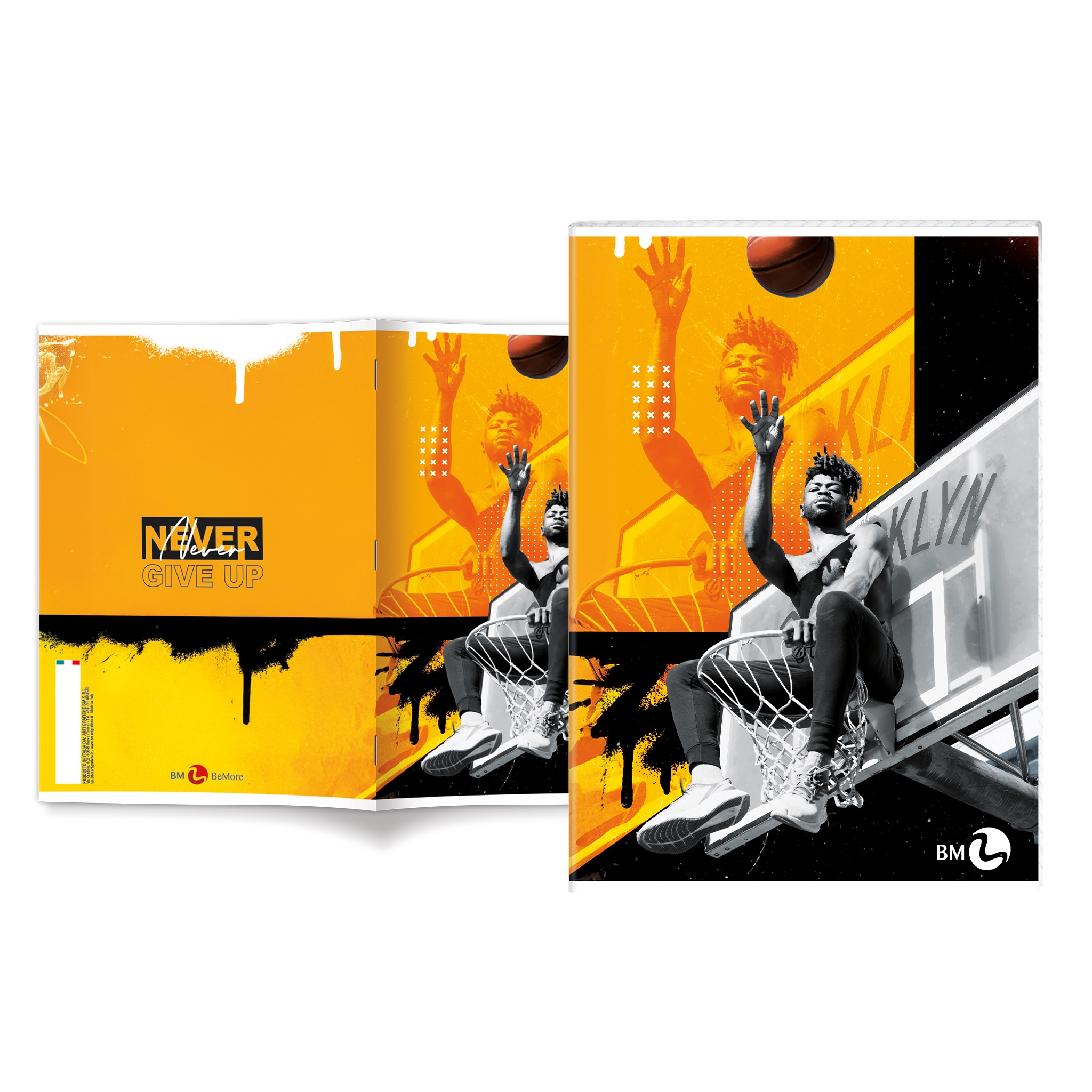 A4 maxi notebooks SPORT 80 gram - 10 assorted pieces