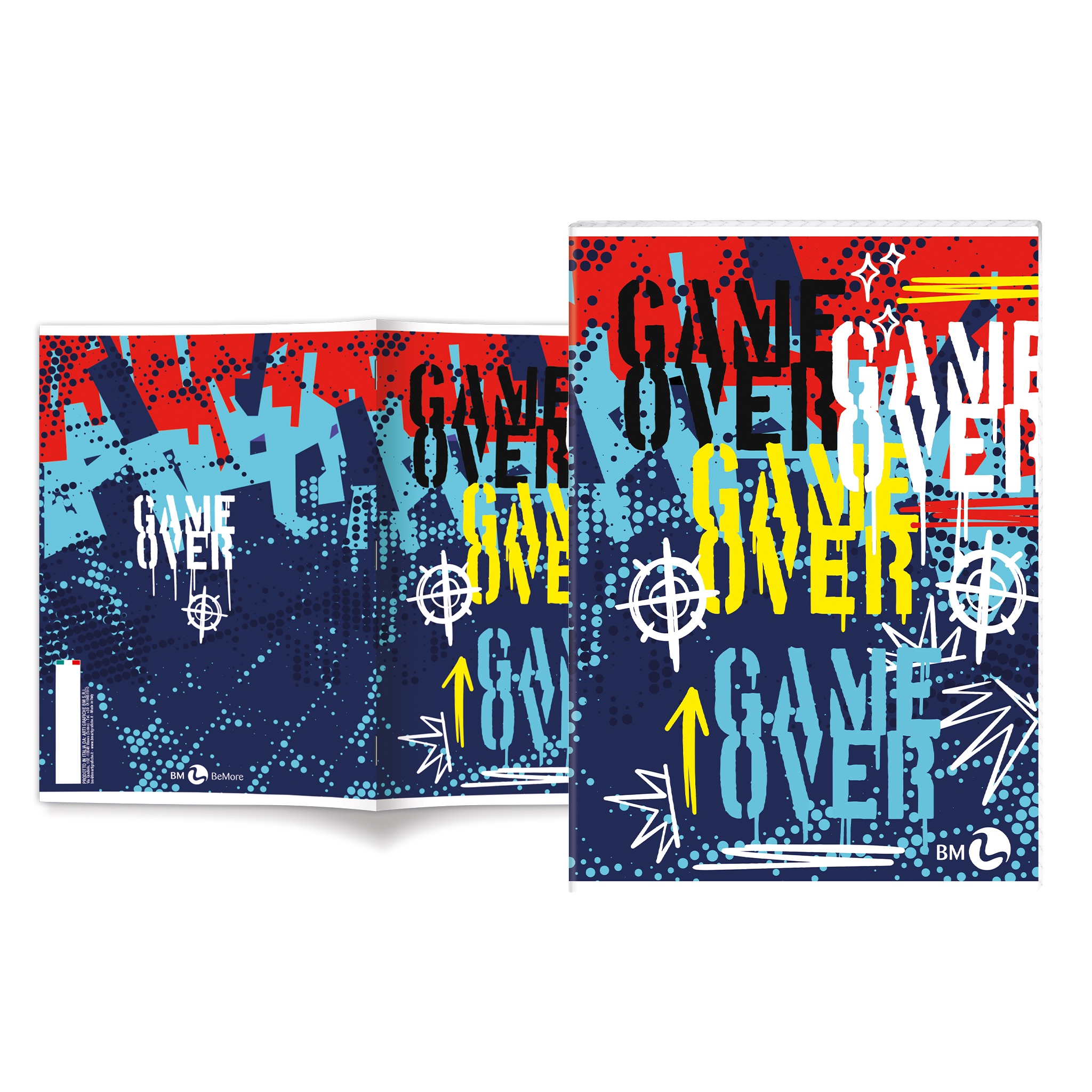 A4 maxi notebooks MIX 1 80 gram- 10 assorted pieces
