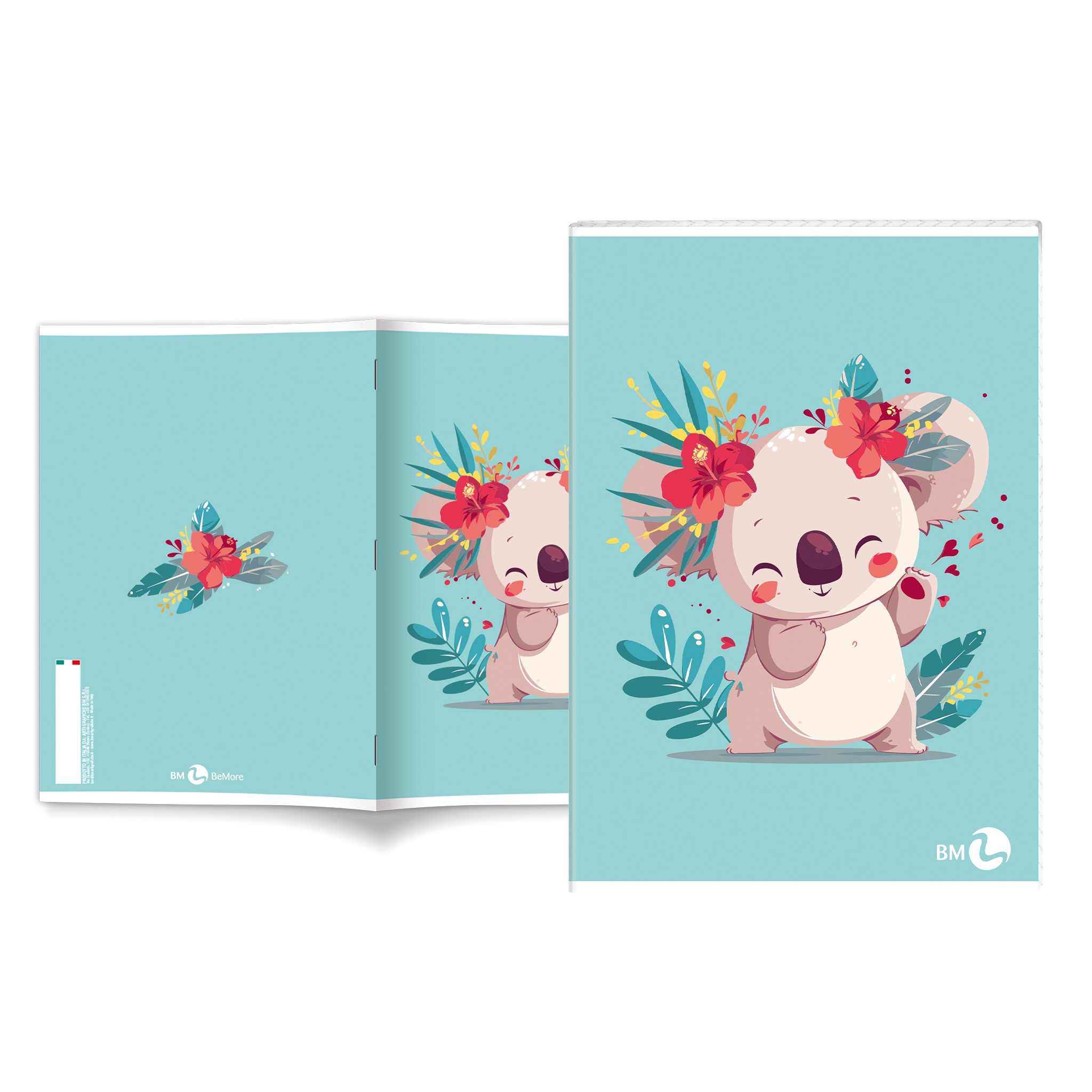 A4 maxi notebooks MIX 2  80 gram - 10 assorted pieces