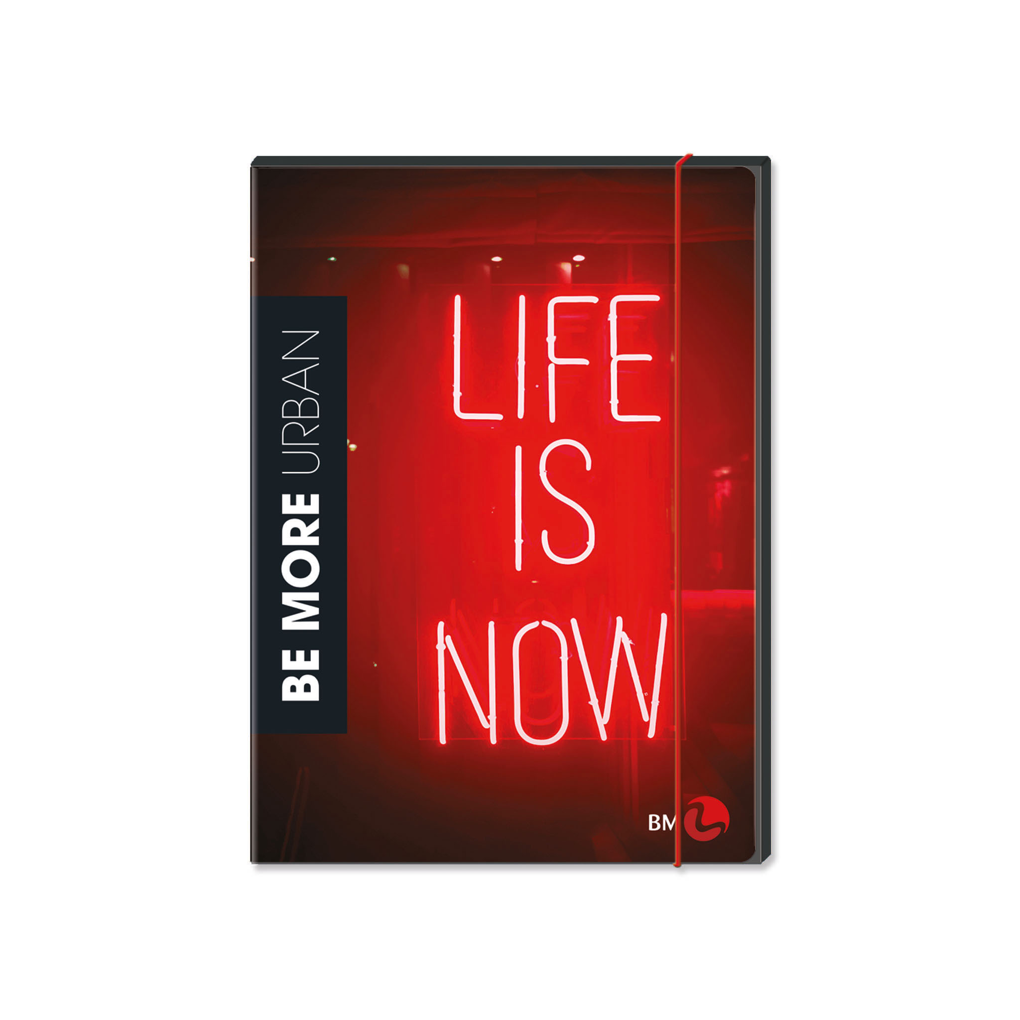 Cartelline 3 lembi dorso 1cm con elastico BE MORE URBAN 6 pezzi assortiti outlet