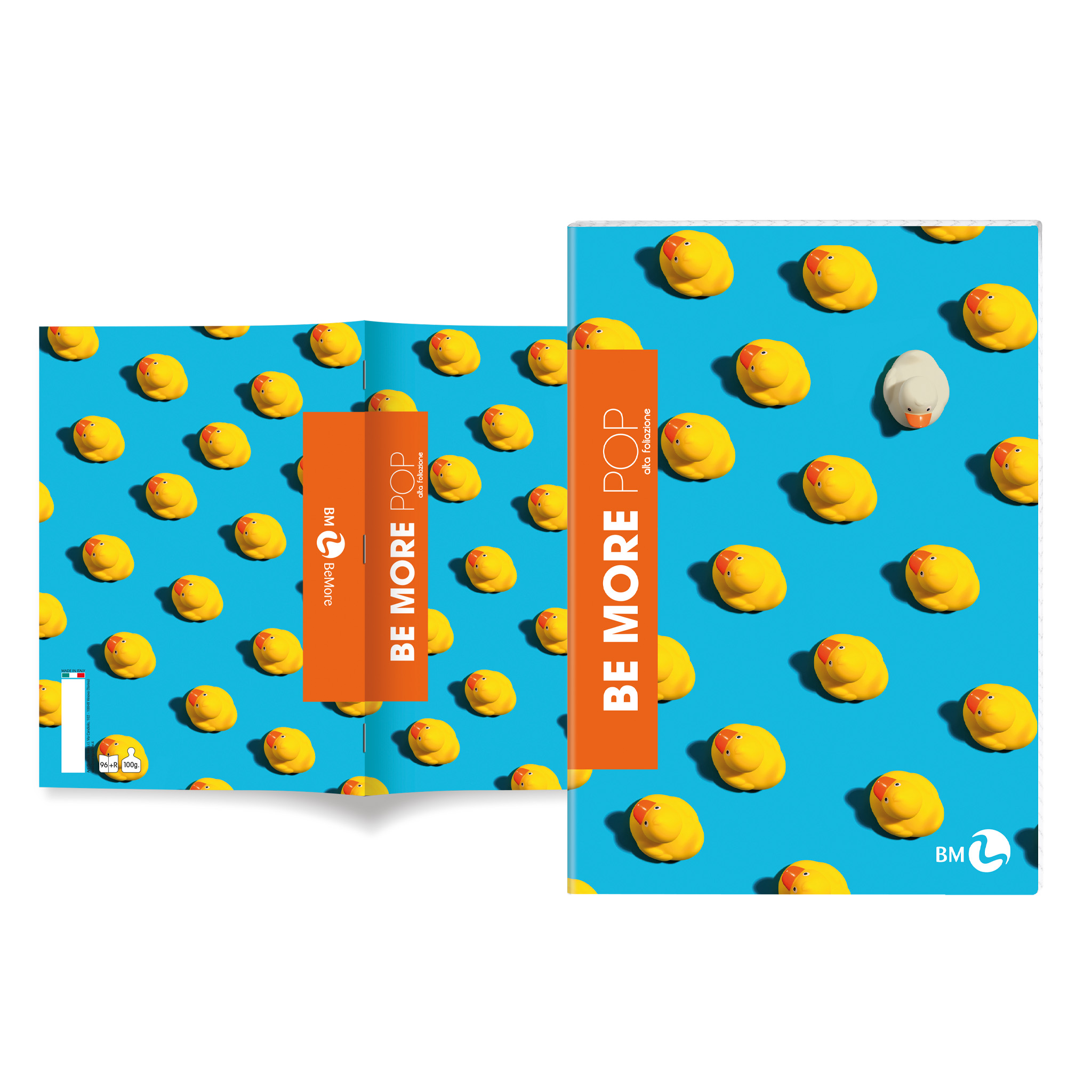 Maxi quaderni A4 BE MORE POP alta foliazione 100 gr- 10 pezzi assortiti outlet