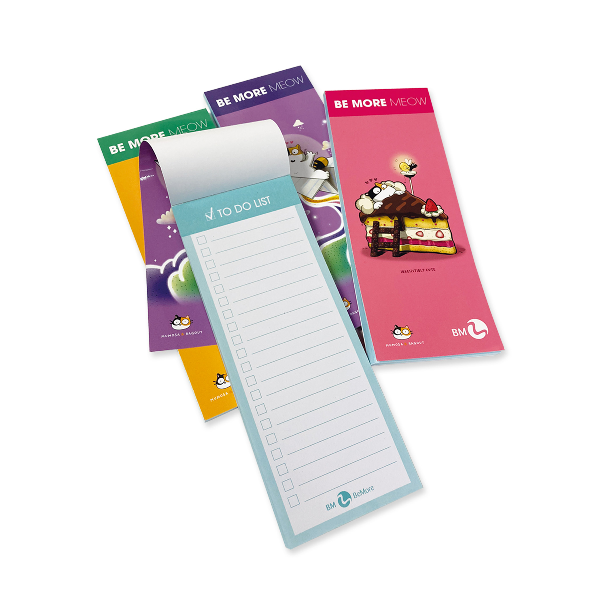 To Do List Meow - 3 assorted pieces outlet