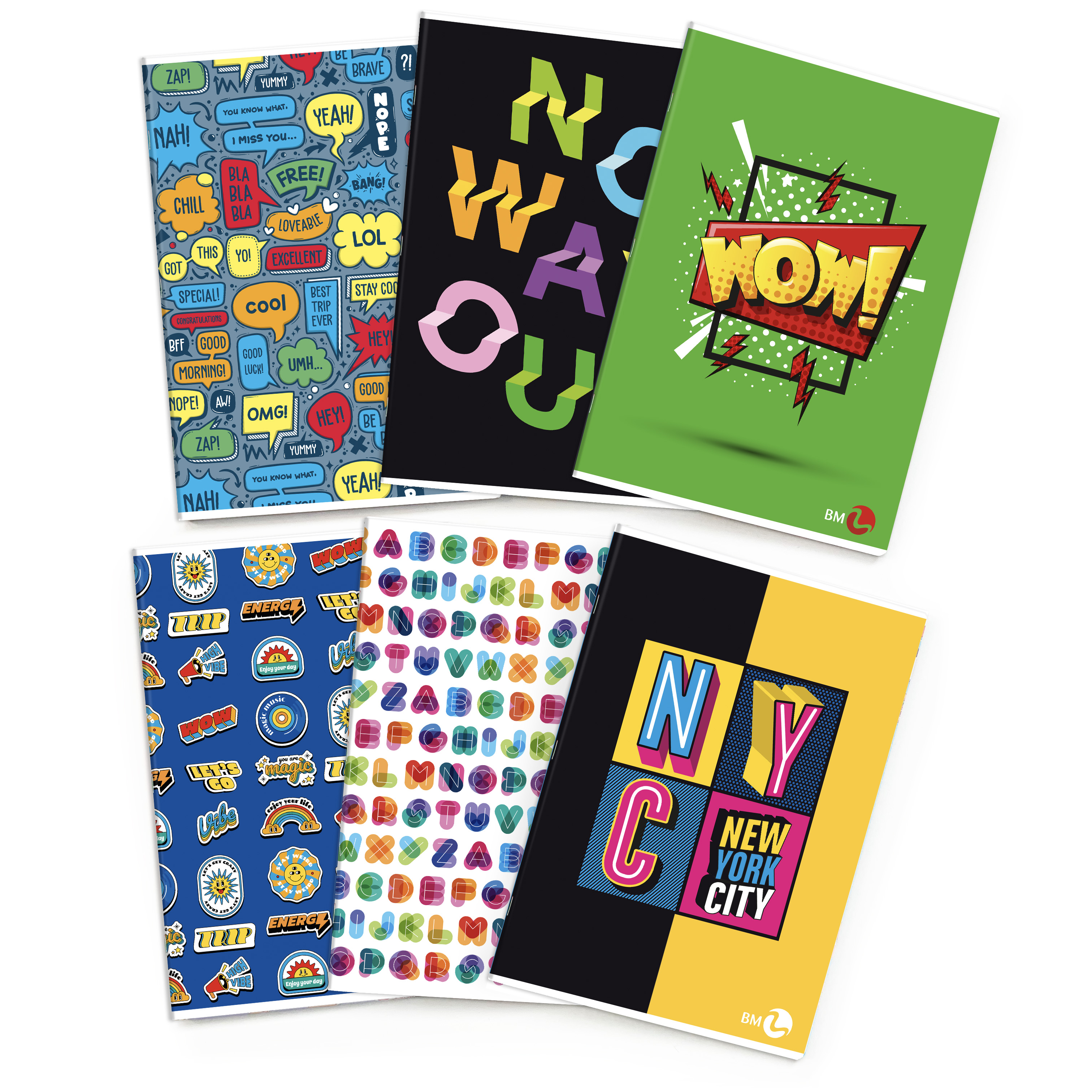 10 Quaderni A4 Comic - 6 Fantasie Fumettistiche - outlet