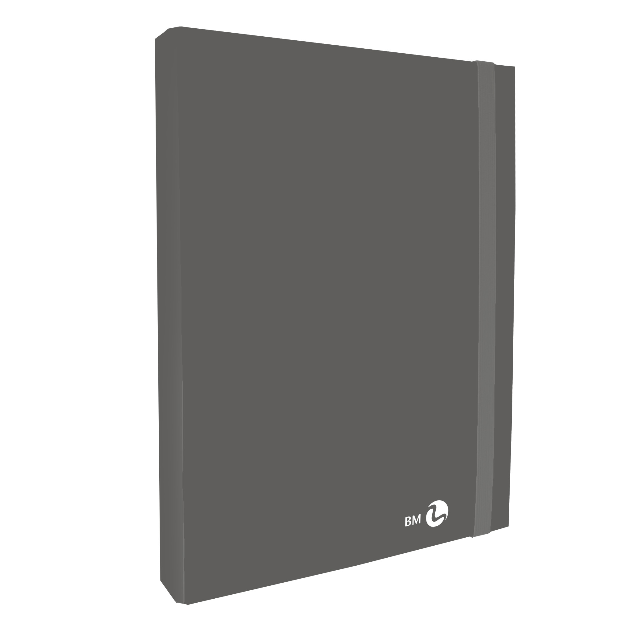 Portadocumenti dorso 3 cm, grigio scuro - 1 pezzo