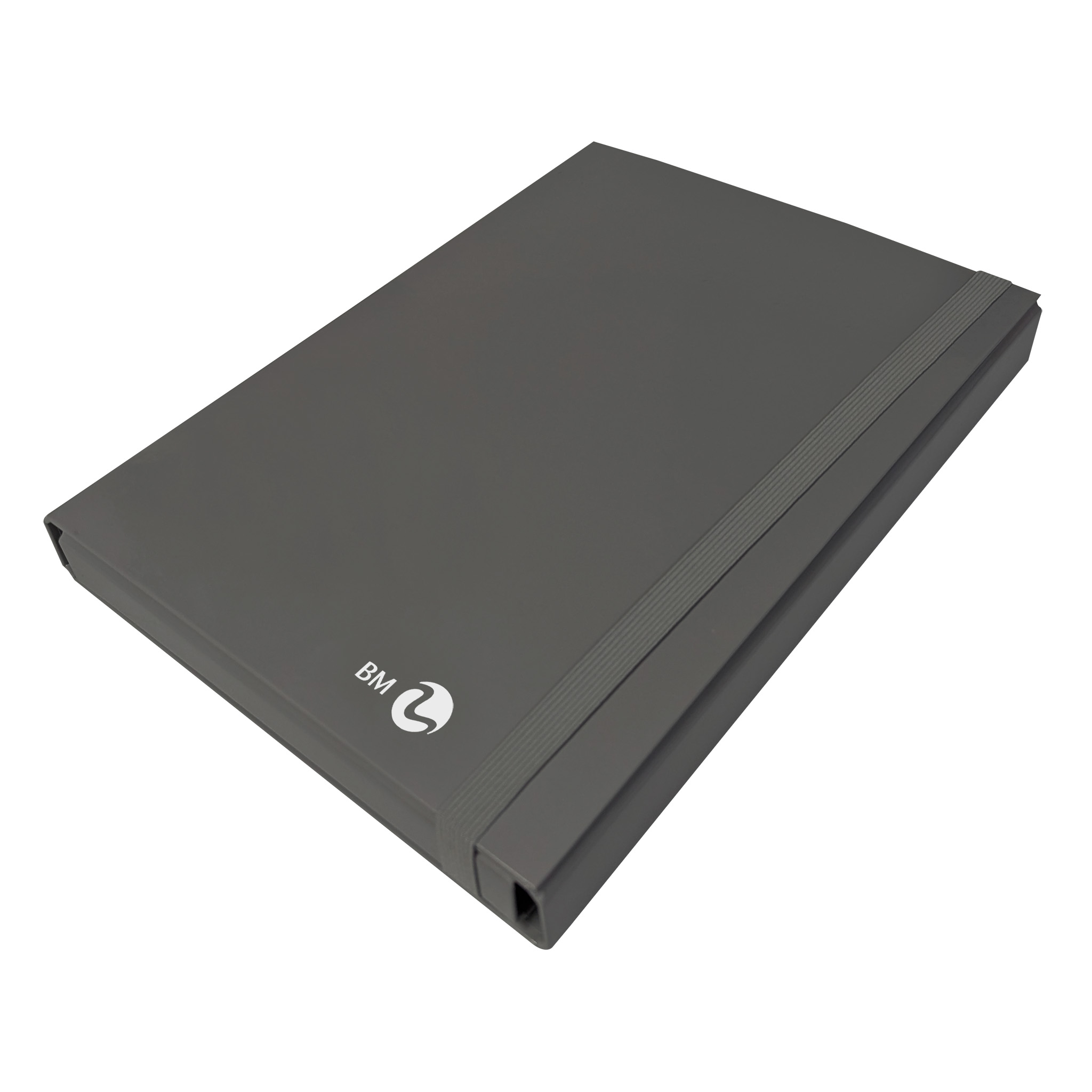 Portadocumenti dorso 3 cm, grigio scuro - 1 pezzo