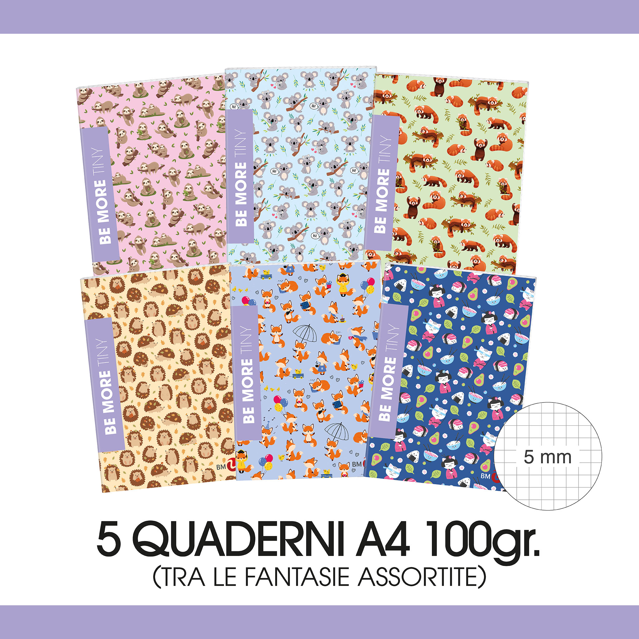 Set completo per il back to school e l’organizzazione dello studio- BE MORE TINY