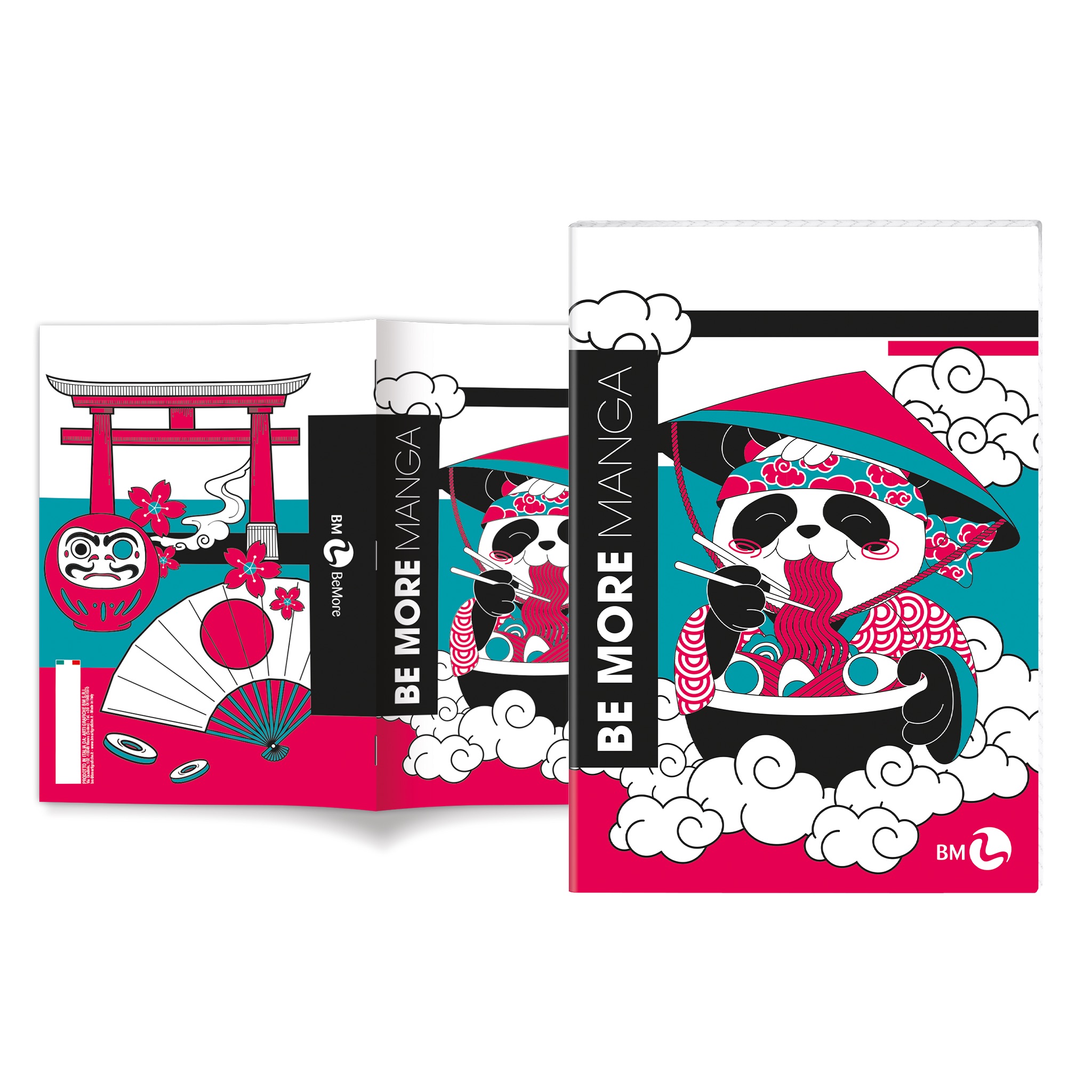 Maxi A4 notebooks anime BE MORE MANGA – 10 assorted pieces