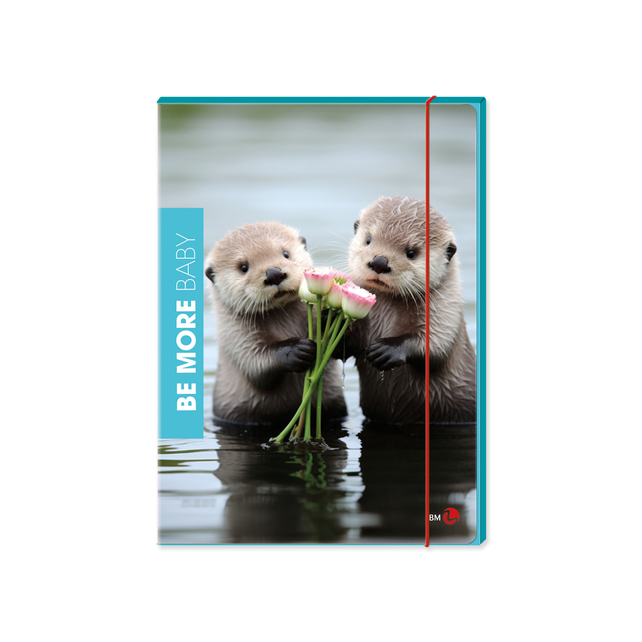 Cartelline 3 lembi dorso 1cm con elastico BE MORE BABY 6 pezzi assortiti outlet