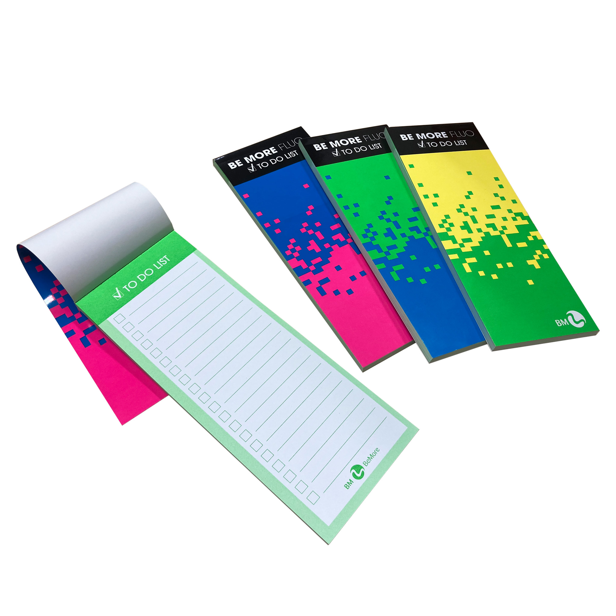 To Do List Fluo - 3 assorted pieces