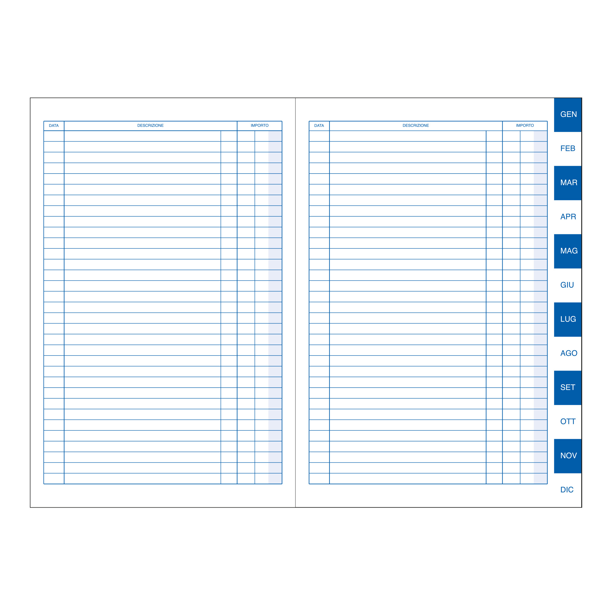 Time sheets 4 copies - 10 pieces