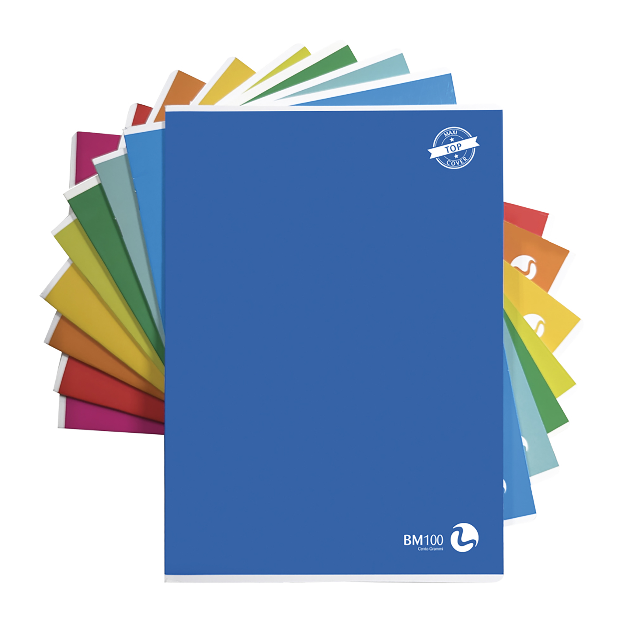 Maxi quaderni A4 TOP COVER 100 - 10 pezzi assortiti