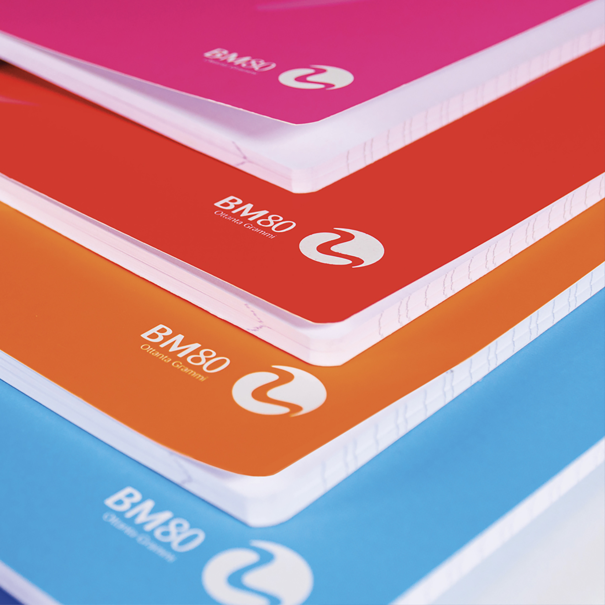 A4 maxi notebooks COLOR 80 - 12 assorted pieces