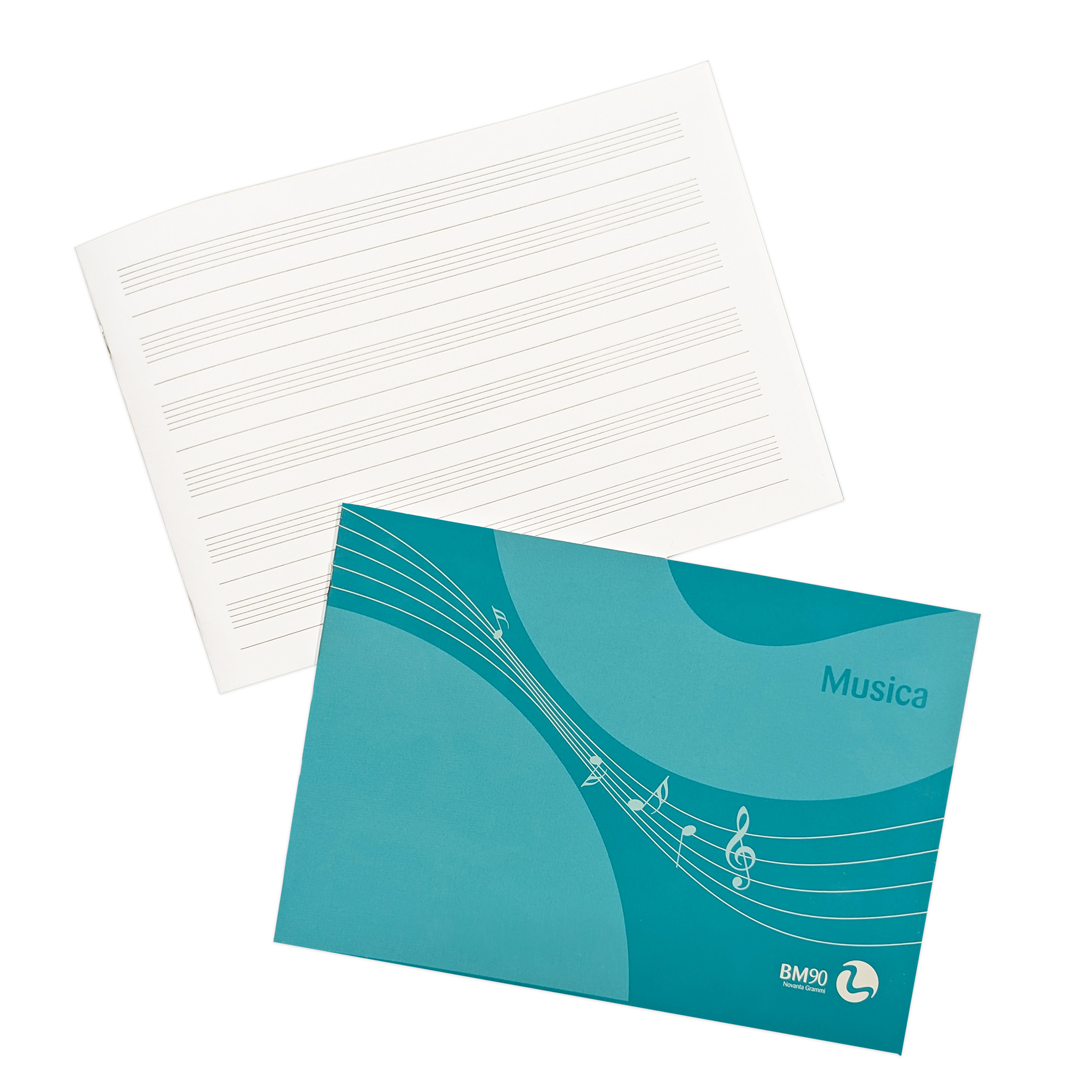 Music paper 17x24 cm 8 sheets - 20 pieces