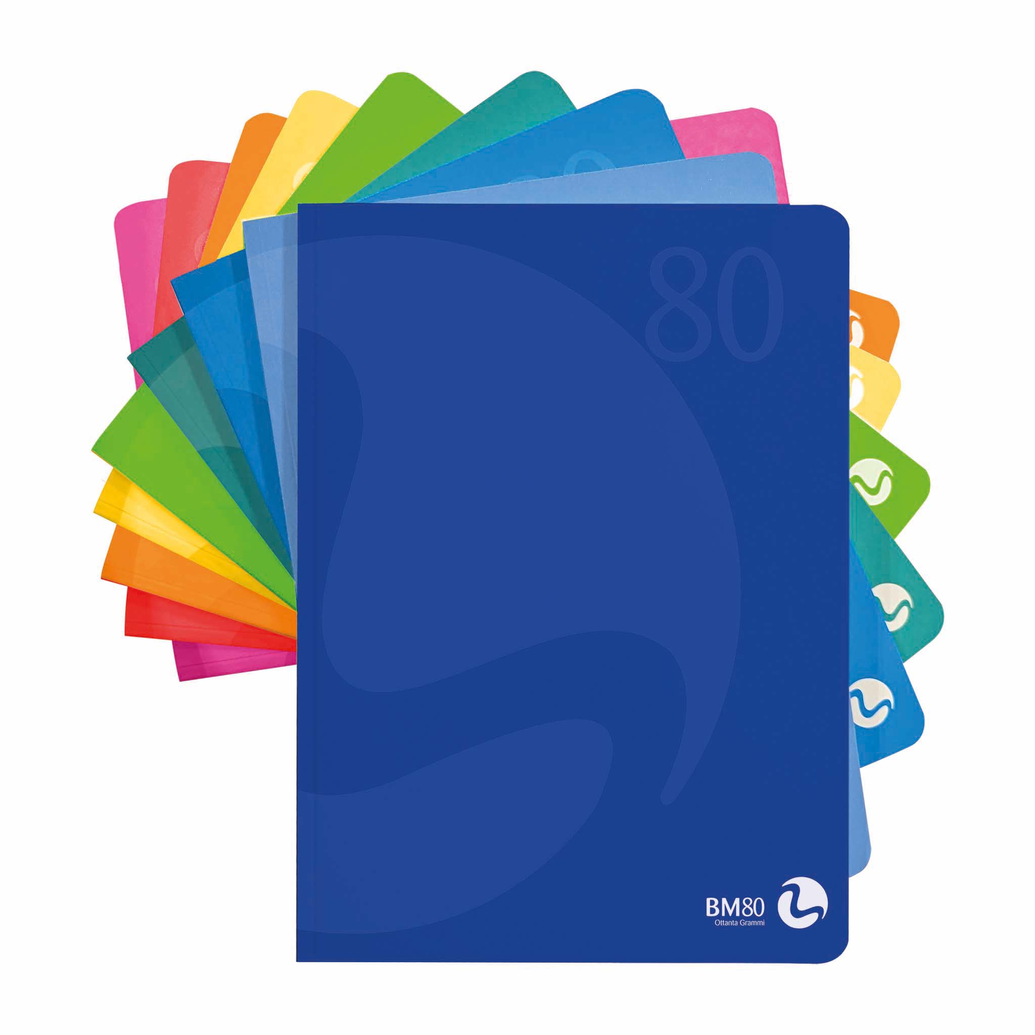 Maxi quaderni brossurati A4 - 5 pezzi assortiti