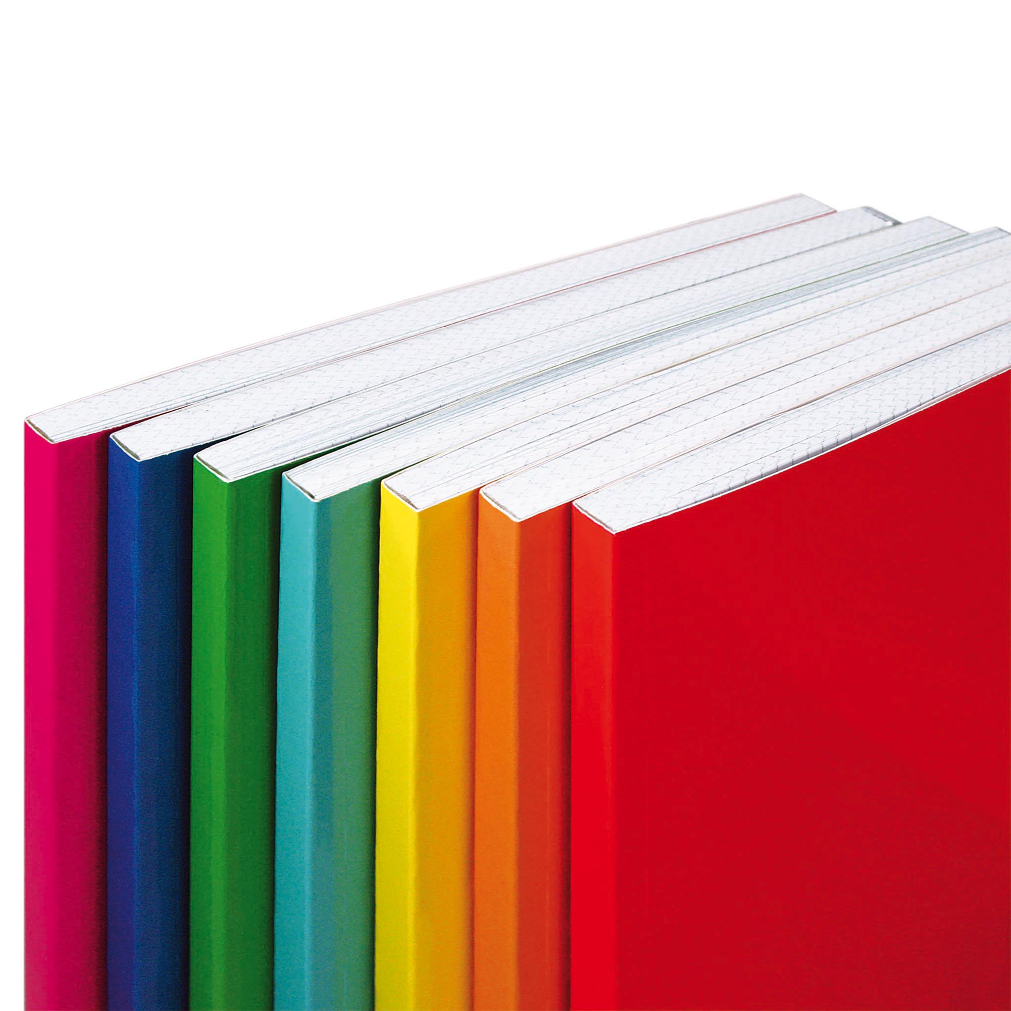 Maxi quaderni brossurati A4 - 5 pezzi assortiti